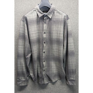 PTO Men's Plaid Stretch Button-Up Shirt Size L